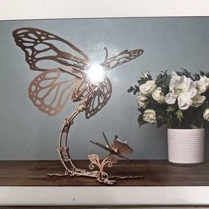 NEW Ugears VModel butterfly.   Wooden butterfly puzzle.